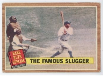 1962 Topps Babe Ruth Special #138 The Famous Slugger