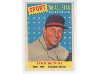 1958 Topps Stan Musial All Star