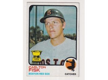 1973 Topps Carlton Fisk Rookie Cup