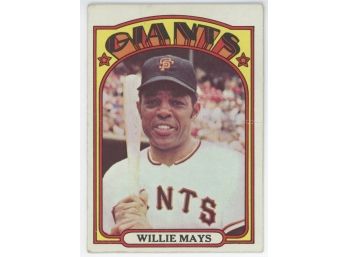 1972 Topps Willie Mays