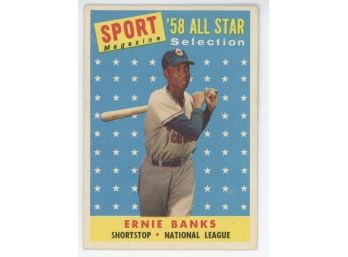 1958 Topps Ernie Banks All Star