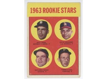 1963 Topps Rookie Stars W/ Gaylord Perry