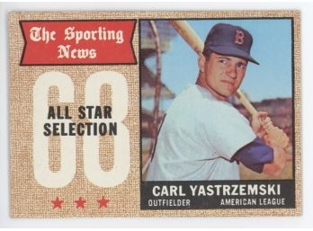1968 Topps Carl Yastrzemski All Star