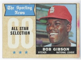 1968 Topps Bob Gibson All Star