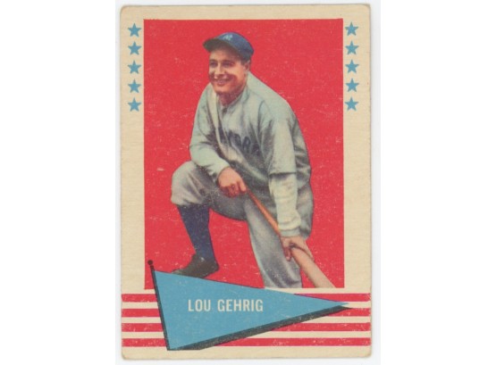 1961 Fleer Lou Gehrig