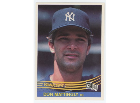 1984 Donruss Don Mattingly Rookie