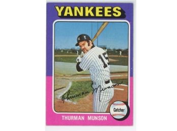 1975 Topps Thurman Munson