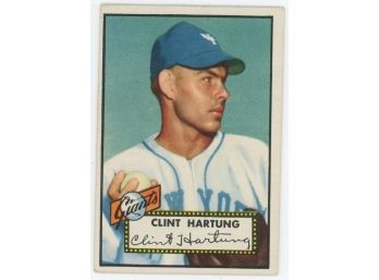 1952 Topps #141 Clint Hartung