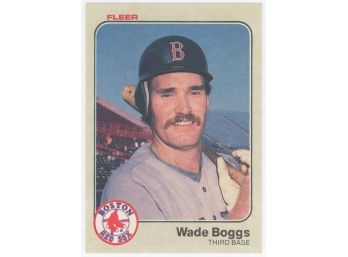 1983 Fleer Wade Boggs Rookie