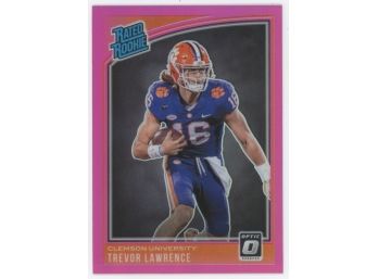 2021 Optic Trevor Lawrence Rated Rookie Pink Prizm