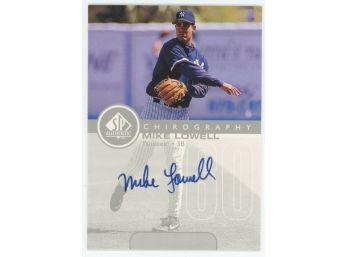 1999 SP Mike Lowell On Card Autograph