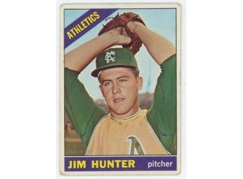 1966 Topps Jim 'Catfish' Hunter Second Year