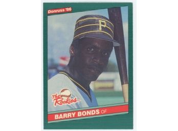 1986 Donruss The Rookies Barry Bonds