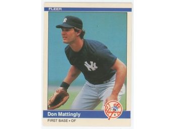 1984 Fleer Don Mattingly Rookie