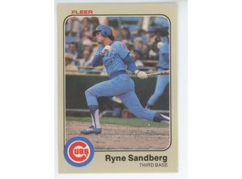 1983 Fleer Ryne Sandberg Rookie