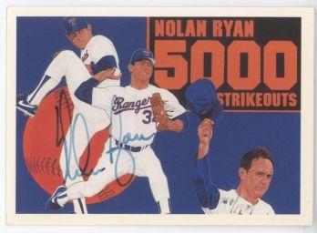 1990 Upper Deck Nolan Ryan On Card Autograph /1989