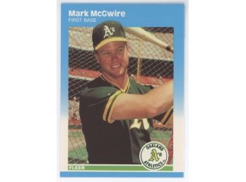 1987 Fleer Update Mark McGwire Rookie