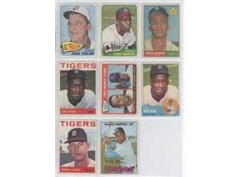 (8) Card Vintage Baseball Lot W/ High Numbers