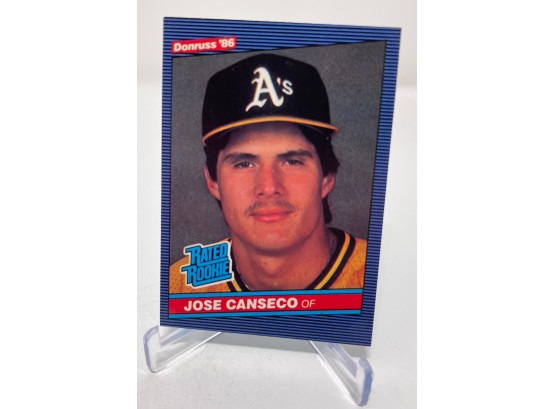 1986 Donruss Joe Canseco Rookie Card