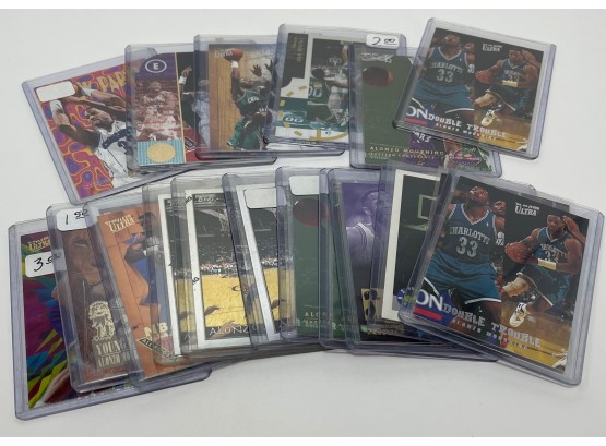 Alonzo Mourning Rookie And Insert Basketball Card Lot