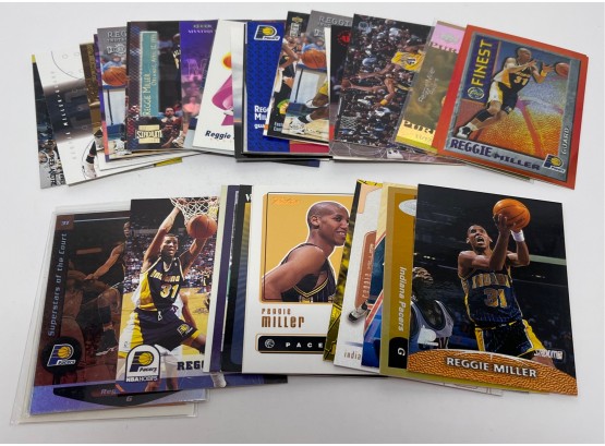 Reggie Miller Basketball Card Lot