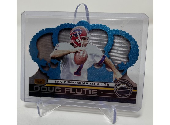 2001 Pacific Doug Flutie Blue Parallel Serial Numbered Out Of 75