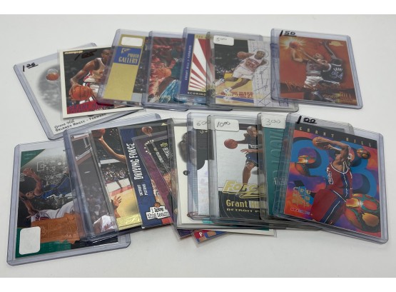 Grant Hill Rookie And Insert Lot