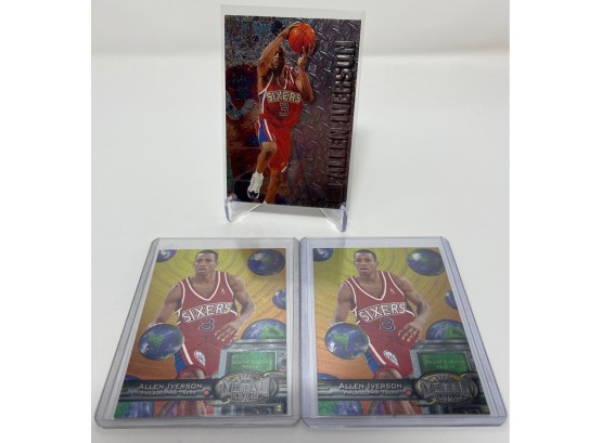 Allen Iverson Rookie And Second Year Metal Lot