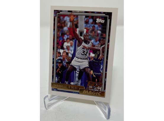 1992 Topps Gold Shaquille O'Neal Rookie Card