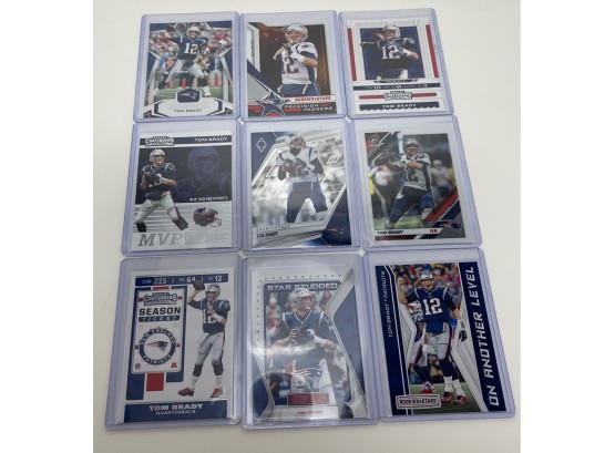 Tom Brady Football Card Lot