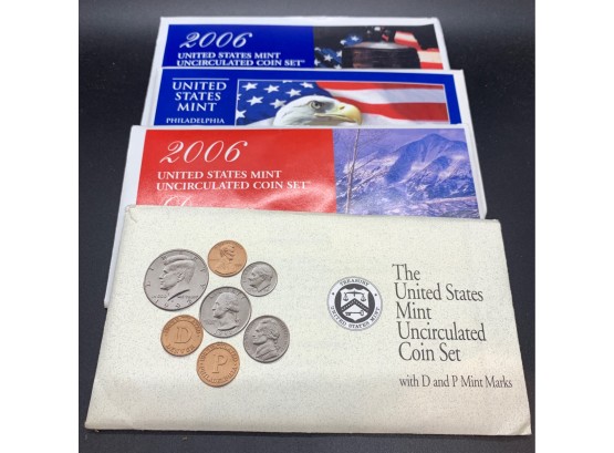 Lot Of (4) United States Mint Sets