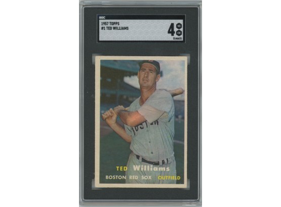1957 Topps Ted Williams SGC 4