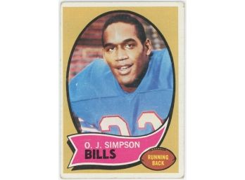 1970 Topps O.J. Simpson Rookie