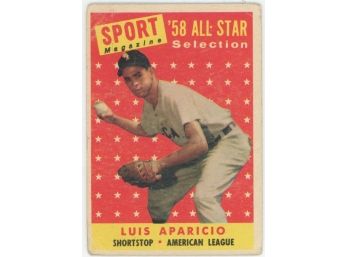1958 Topps Luis Aparicio All Star