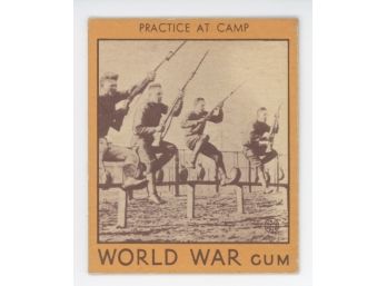 1933 R174 World War Gum #5 Practice At Camp