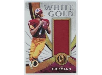 2019 Gold Standard Joe Theismann White Gold Jumbo Relic #/149