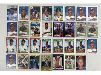 1980s-90s Baseball Star Rookie Lot With Bonds And More!