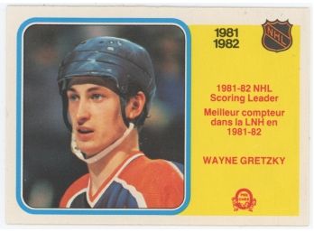 1982-83 O-Pee-Chee Wayne Gretzky Scoring Leader