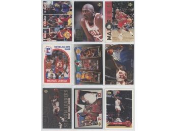 Lot Of (9) Michael Jordan Cards
