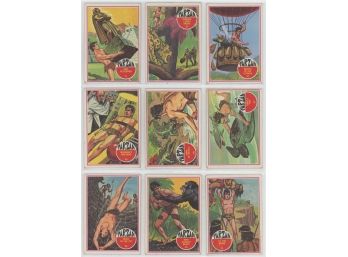 Lot Of (9) 1966 Tarzan Cards