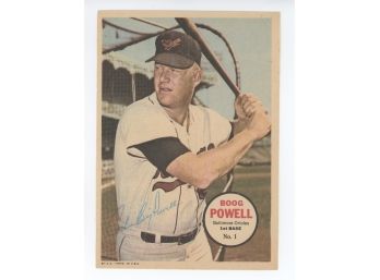 1967 Topps Posters Boog Powell
