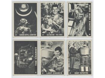 Lot Of (6) 1966 Lost In Space Cards