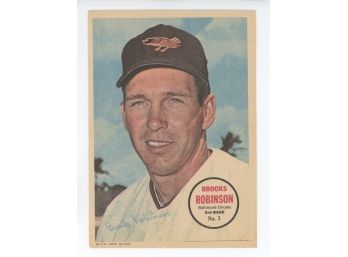 1967 Topps Posters Brooks Robinson