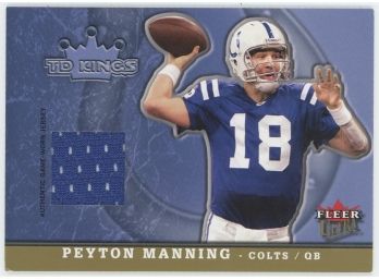2005 Ultra TD Kings Peyton Manning Game Used Relic #1/250