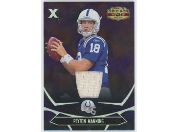2008 Gridiron Gear Peyton Manning Game Use Relic #/100