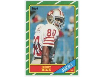 1986 Topps Jerry Rice Rookie