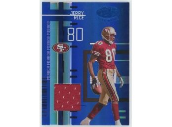 2005 Certified Jerry Rice Game Used Relic #/50