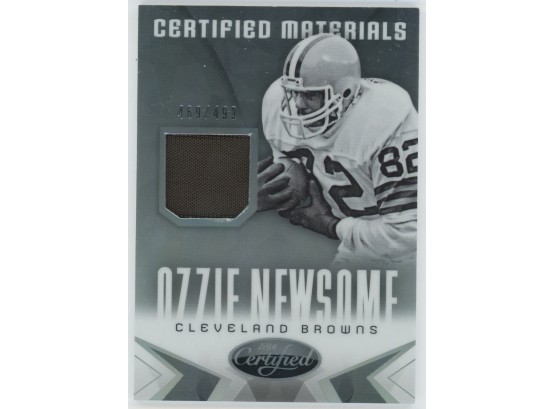 2014 Certified Ozzie Newsome Game Used Relic #/499