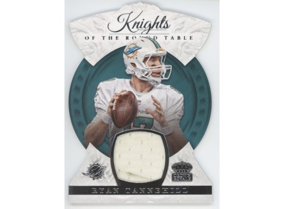 2015 Crown Royale Knights Ryan Tannehill Game Worn Relic W/ Stain #/299