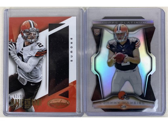 Johnny Manziel Rookie And Second Year Relic